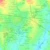 La Petite Haye topographic map, elevation, terrain