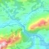 Barbón topographic map, elevation, terrain