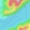 Gandria topographic map, elevation, terrain