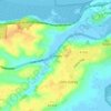 Ramsey topographic map, elevation, terrain