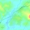 Obada topographic map, elevation, terrain