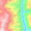 Millohuayco topographic map, elevation, terrain