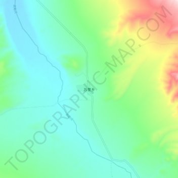 Suli topographic map, elevation, terrain