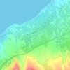 Pentageia topographic map, elevation, terrain