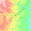 Bani Walid topographic map, elevation, terrain