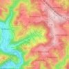 Elsbach topographic map, elevation, terrain