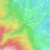 Bocca di Valle topographic map, elevation, terrain