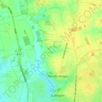 Bocksgründen topographic map, elevation, terrain