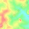 Onire topographic map, elevation, terrain