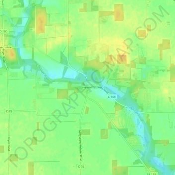 Webster topographic map, elevation, terrain