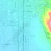 Bellevue topographic map, elevation, terrain