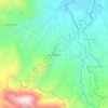 Lamajang topographic map, elevation, terrain
