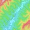 Trainer topographic map, elevation, terrain