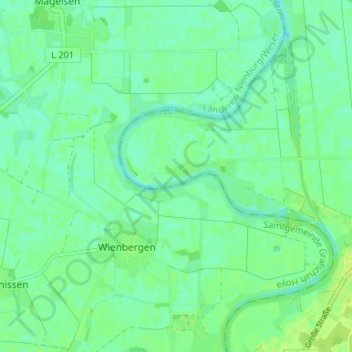 Lohof topographic map, elevation, terrain