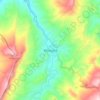 Moniquirá topographic map, elevation, terrain