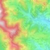 Le Grand Vernay topographic map, elevation, terrain