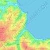 Stang Eun Datte topographic map, elevation, terrain
