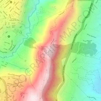 Lumbisí topographic map, elevation, terrain