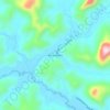 Bananalzinho topographic map, elevation, terrain