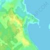Kuri topographic map, elevation, terrain