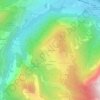 Granges Morand topographic map, elevation, terrain