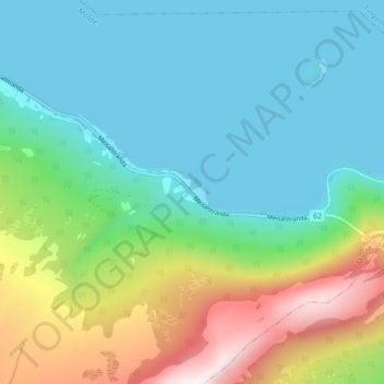 Fredsvik topographic map, elevation, terrain