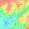 Le Grand Marais topographic map, elevation, terrain