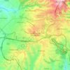 Dely Brahim topographic map, elevation, terrain
