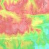 Bouzigue Milleau topographic map, elevation, terrain