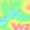 Chillihuani topographic map, elevation, terrain