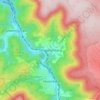 Schwarzenberg topographic map, elevation, terrain