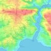 Kermabon topographic map, elevation, terrain