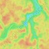 Thunder Falls topographic map, elevation, terrain