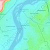Kalaban Coro topographic map, elevation, terrain