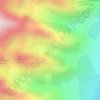 Vallon des Narites topographic map, elevation, terrain