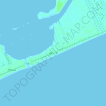 Gilchrist topographic map, elevation, terrain