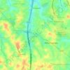 Hokandara North topographic map, elevation, terrain