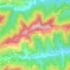 Caio topographic map, elevation, terrain