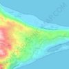 Sperone topographic map, elevation, terrain