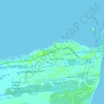 Buxton topographic map, elevation, terrain