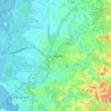 Les Abymes topographic map, elevation, terrain