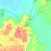 Hopelchén topographic map, elevation, terrain