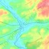 Chadds Ford topographic map, elevation, terrain