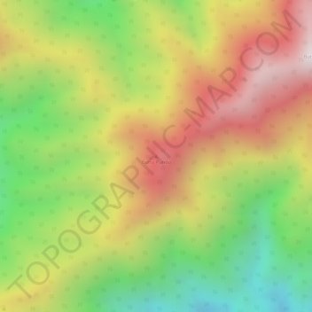Buttu Pundu topographic map, elevation, terrain
