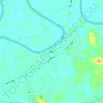 Jorak topographic map, elevation, terrain