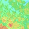 Olerum topographic map, elevation, terrain