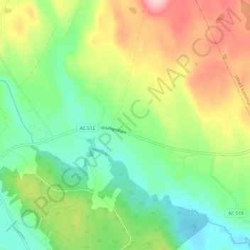Vibo topographic map, elevation, terrain
