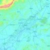 Shangrao topographic map, elevation, terrain