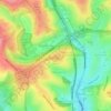 Coney Hill topographic map, elevation, terrain