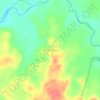 Preah Meas topographic map, elevation, terrain
